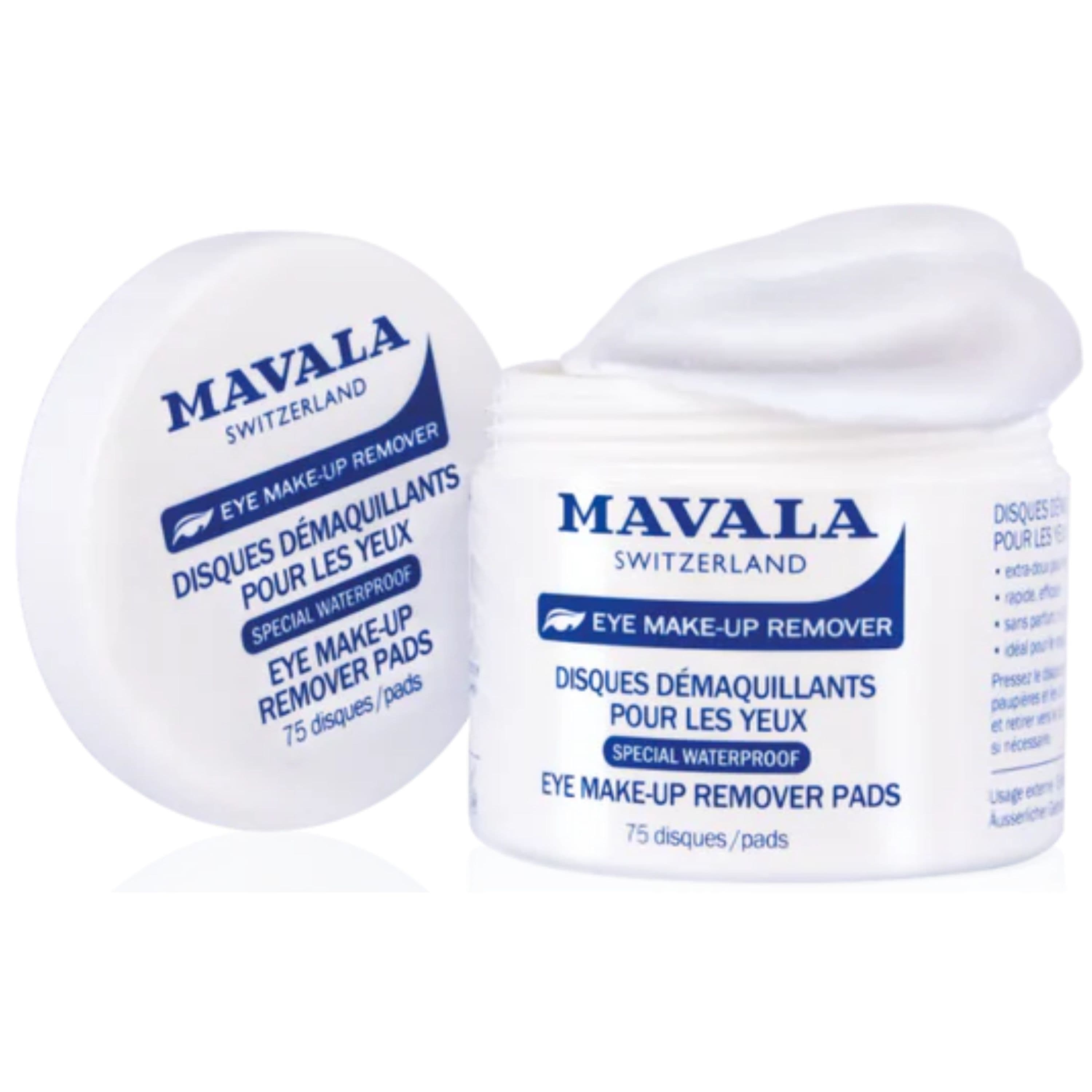 MAVALA Eye Makeup Remover Pads - 75 Pads 93420AR