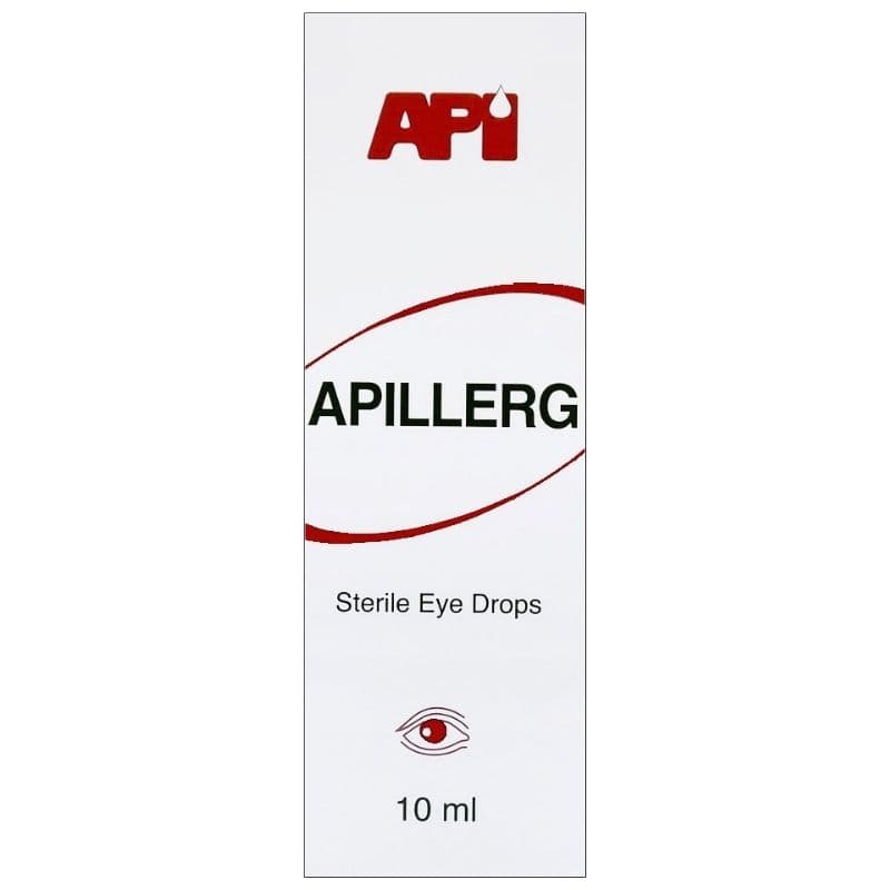 APILLERG 0.5/0.4mg Antazoline/Tetrahydrozoline - 10ml Eye Drops