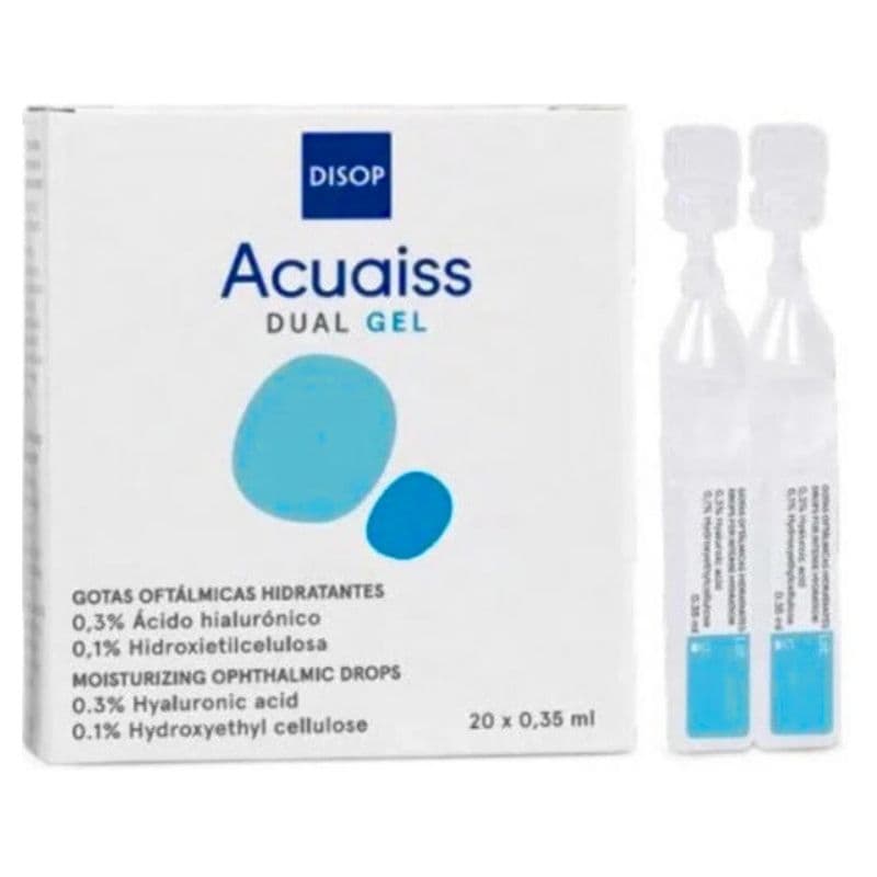 ACUAISS Dual Gel - 20 Vials x 0.35ml Eye Drops