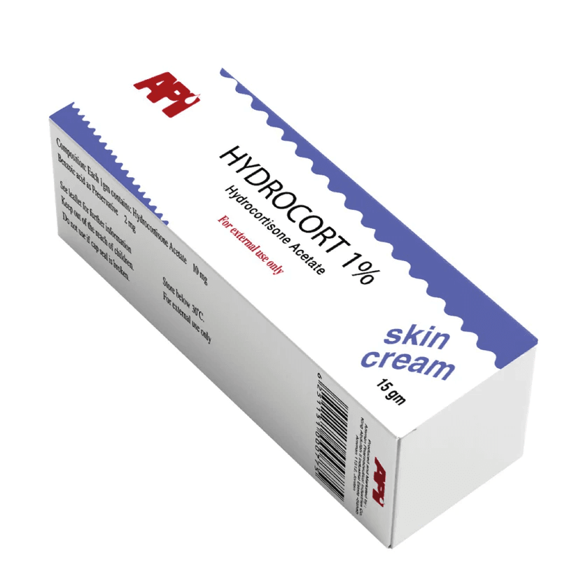 HYDROCORT A.P.I 1% Hydrocortisone - 15g Cream