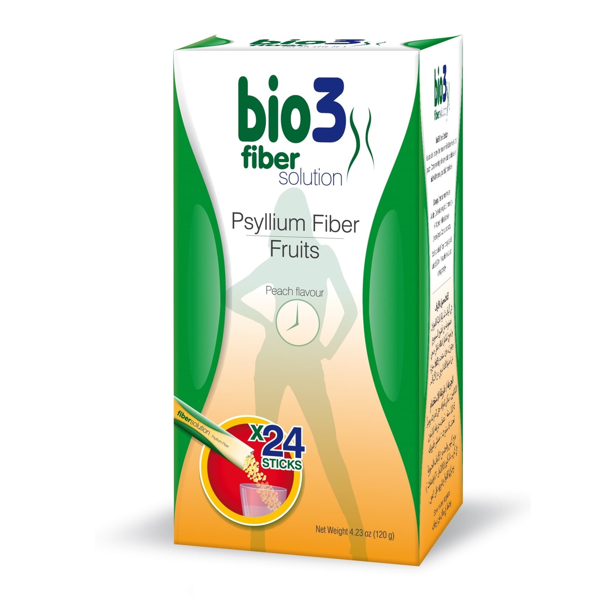 BIO3 Fiber with Fruits - 24 Sticks