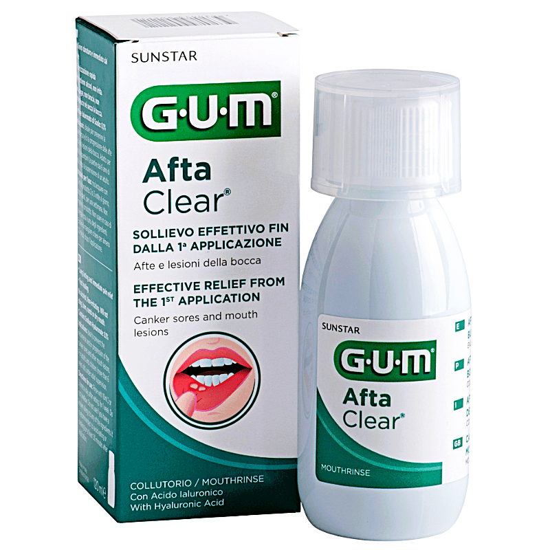 GUM - AftaClear Rinse Mouthwash - 120ml 2410