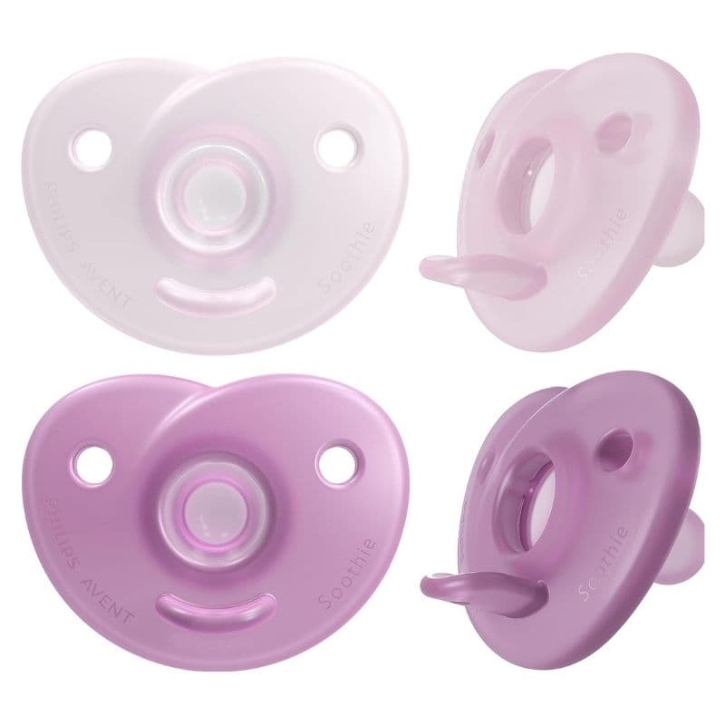 PHILIPS AVENT 2 Soothie Pacifier Soothers 0-6m Purple SCF099/20 77537