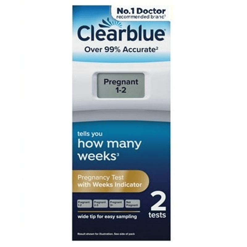 CLEARBLUE Digital with Weeks Indicator - 2 Pregnancy Tests 285