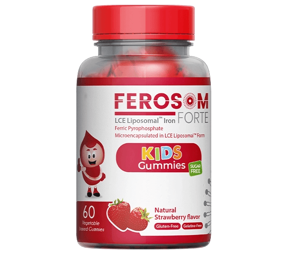 FEROSOM Forte Iron Kids Gummies - 60 Pieces UPC011