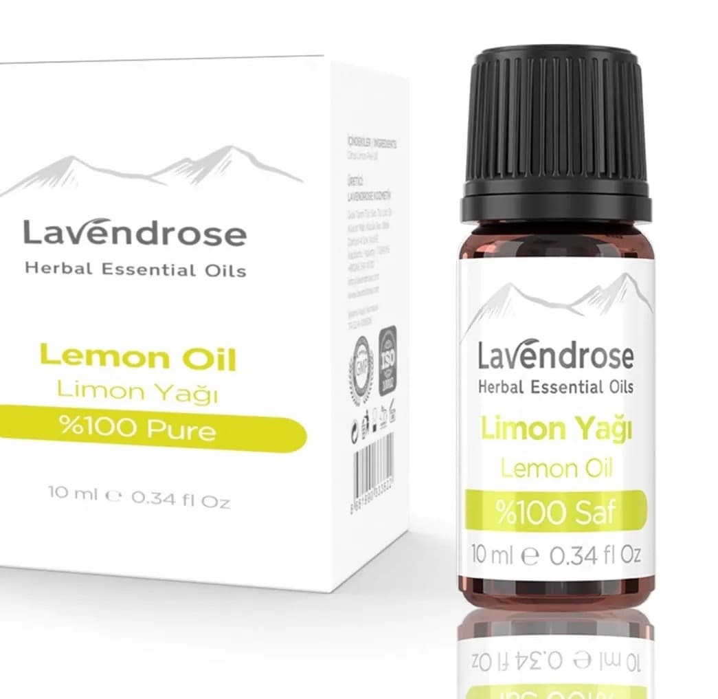 LAVENDROSE Lemon Pure Essential Oil - 10ml