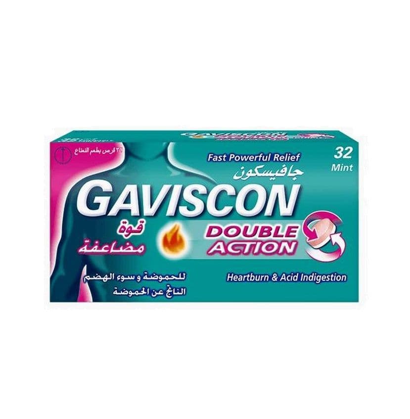 GAVISCON Double Action Mint - 32 Tablets