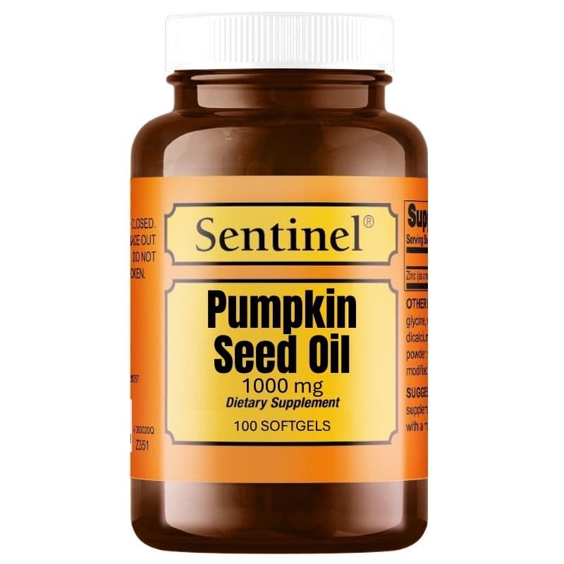 SENTINEL Pumpkin Seed Oil 1000mg - 100 Softgels
