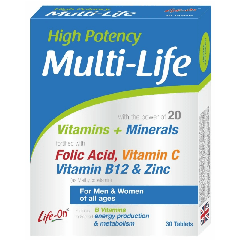 LIFE ON High Potency Multi-Life - 30 Tablets - LOH021