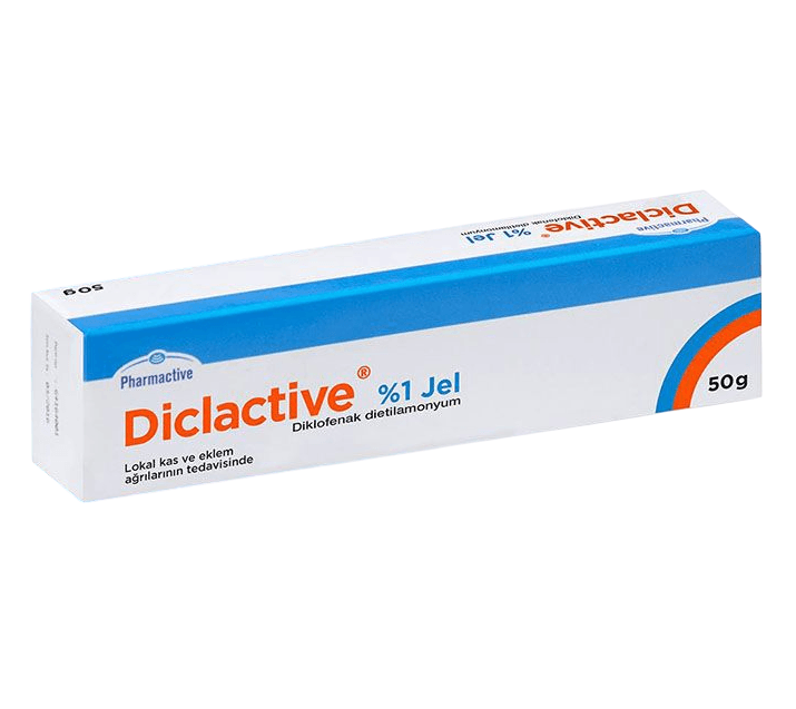 DICLACTIVE 1% Diclofenac Sodium - 50g Gel