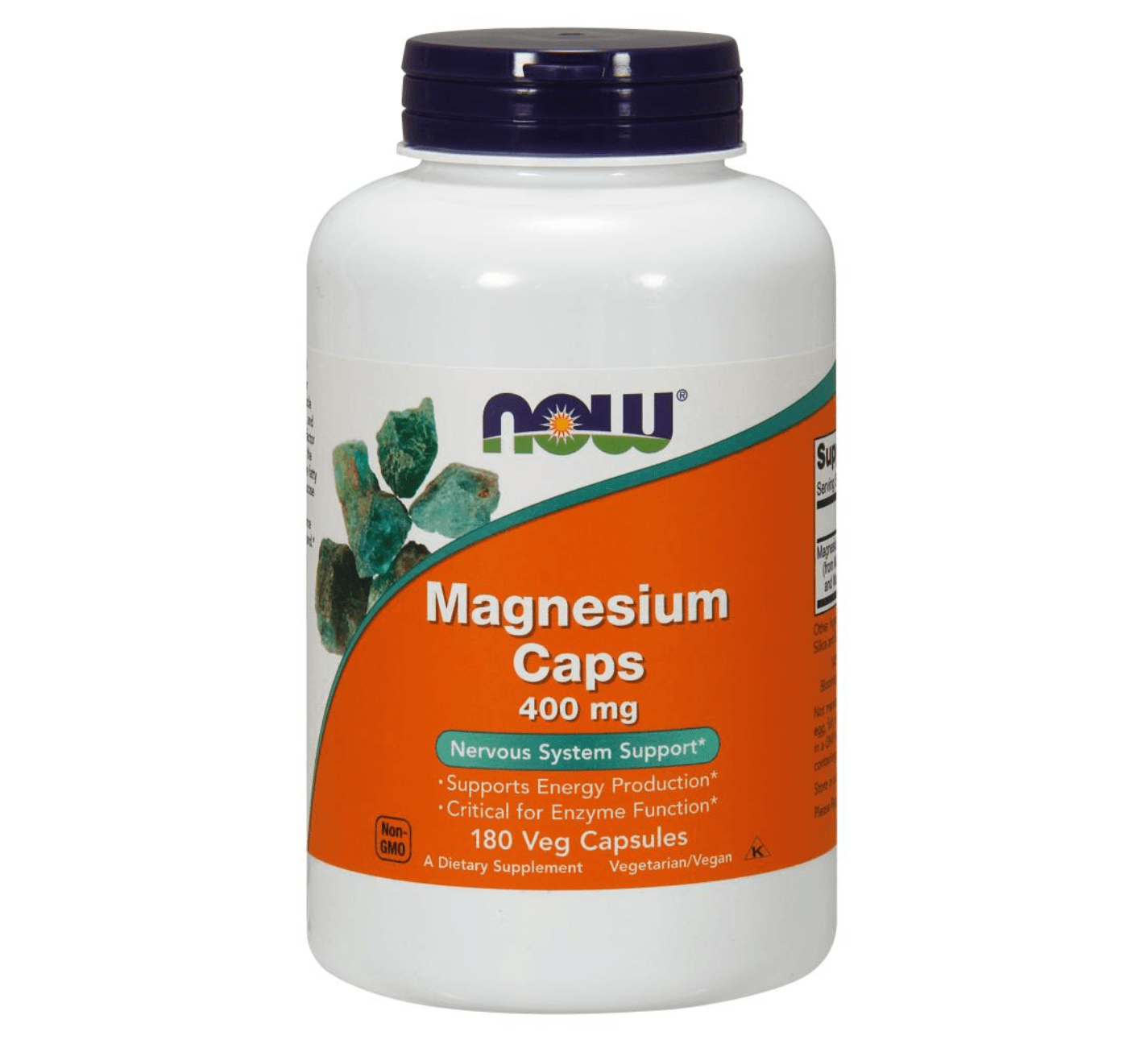 NOW Magnesium Oxide/Citrate/Aspartate 400mg - 180 Capsules
