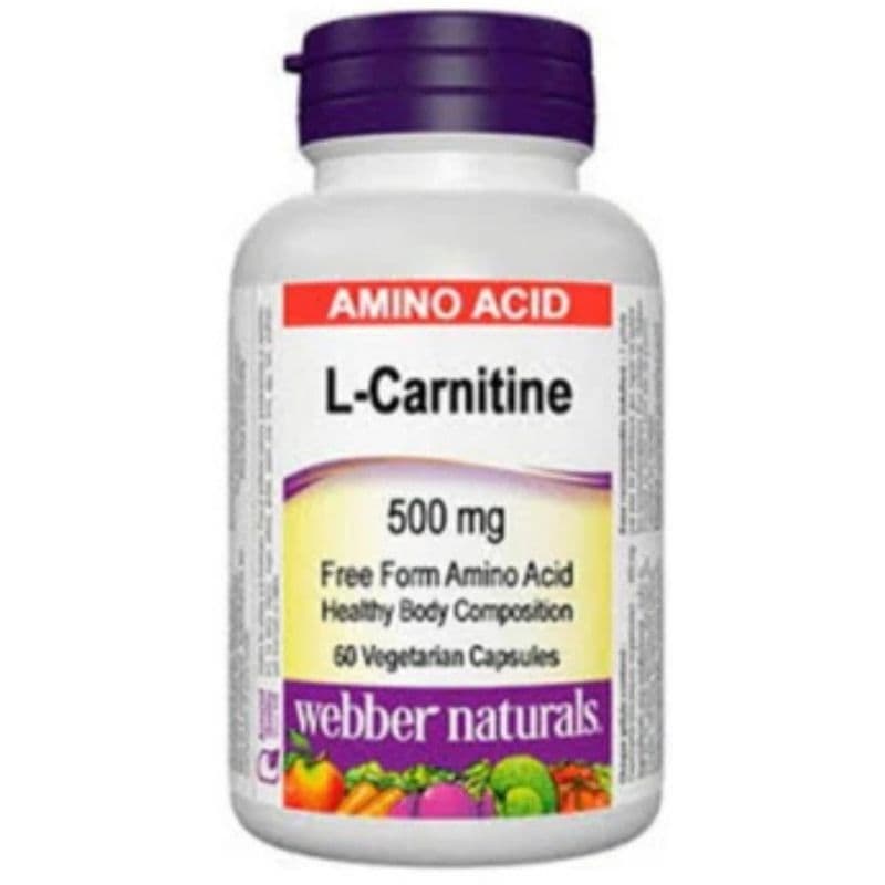 WEBBER L Carnitine 500mg - 60 Capsules
