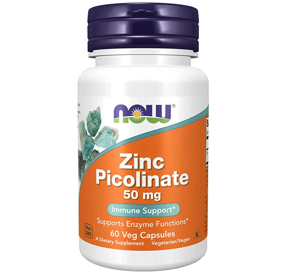 NOW Zinc Picolinate 50mg - 60 Capsules