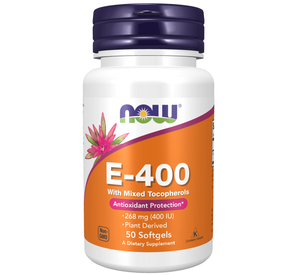 NOW Vitamin E 400IU - 100 Softgels