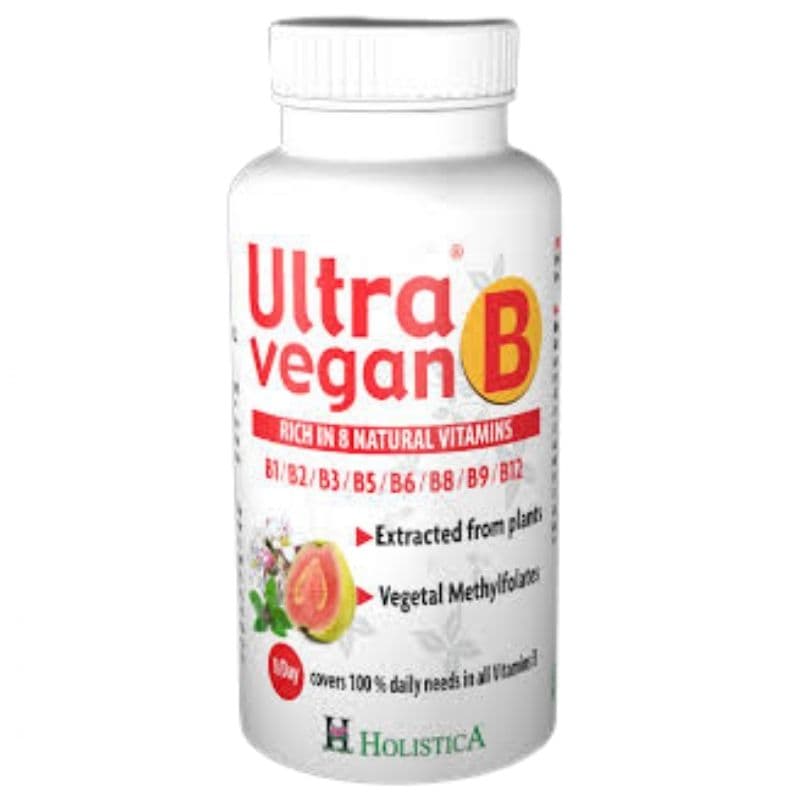 HOLISTICA Ultra Vegan B-Complex - 30 Tablets