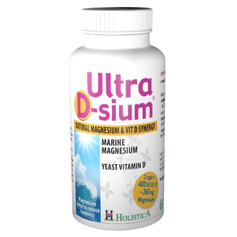 HOLISTICA Ultra D Sium Magnesium & Vitamin D - 60 Capsules