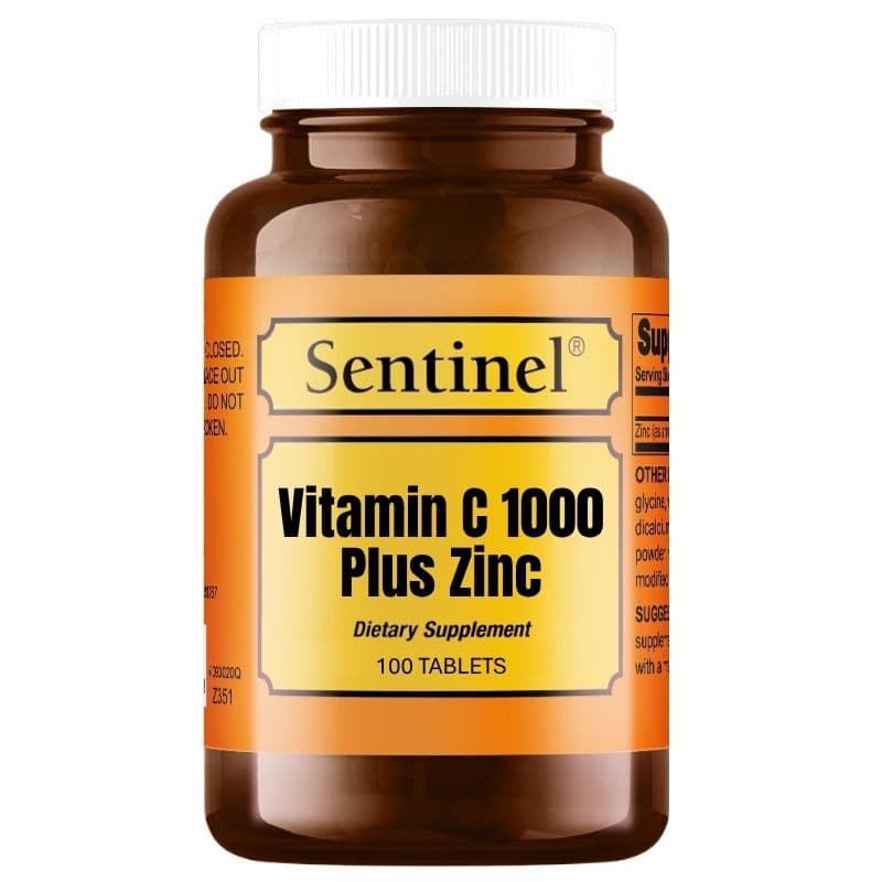 SENTINEL Vitamin C 1000 Plus Zinc - 100 Tablets
