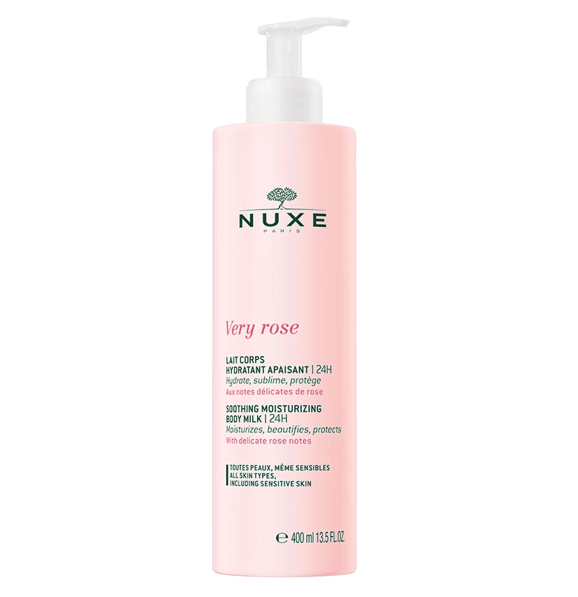 NUXE Very Rose Soothing 24h Moisturizing Body Milk - 400ml Vn65901