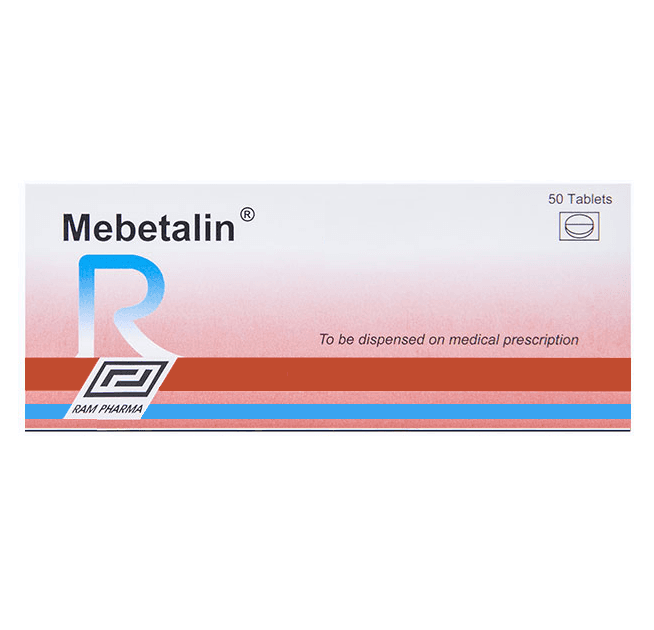 MEBETALIN 135mg Mebeverine HCL - 50 Tablets