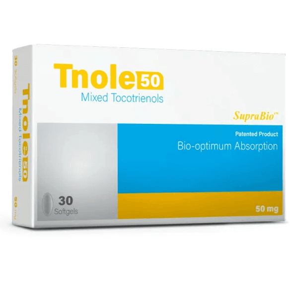TNOLE Antioxidant 50mg Mixed-Tocotrienols - 30 Softgels