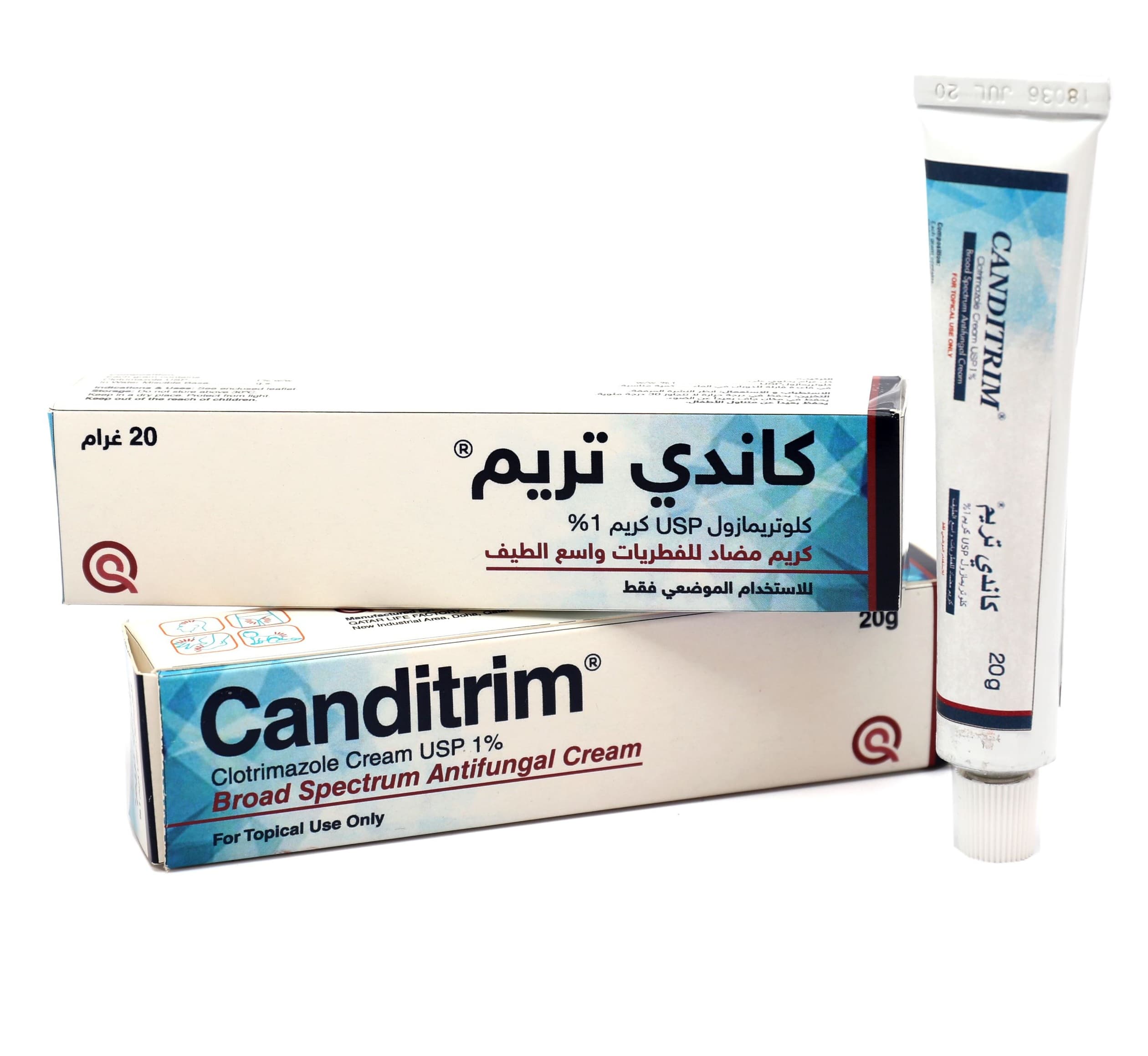 CANDITRIM 1% Clotrimazole - 20g Cream