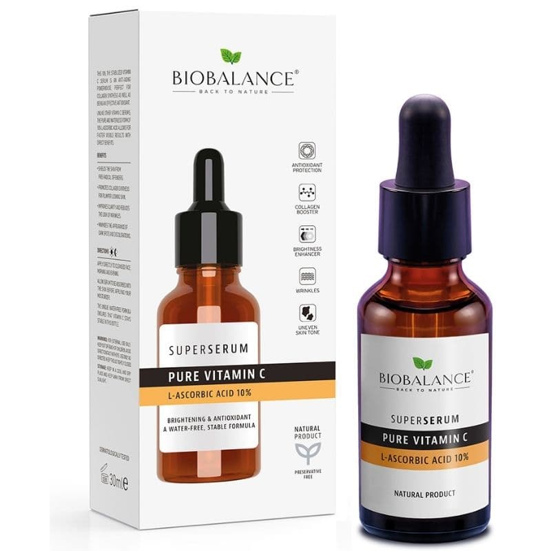 BIOBALANCE Super Serum Pure Vitamin C L Ascorbic Acid 10% - 30ml Alp70043