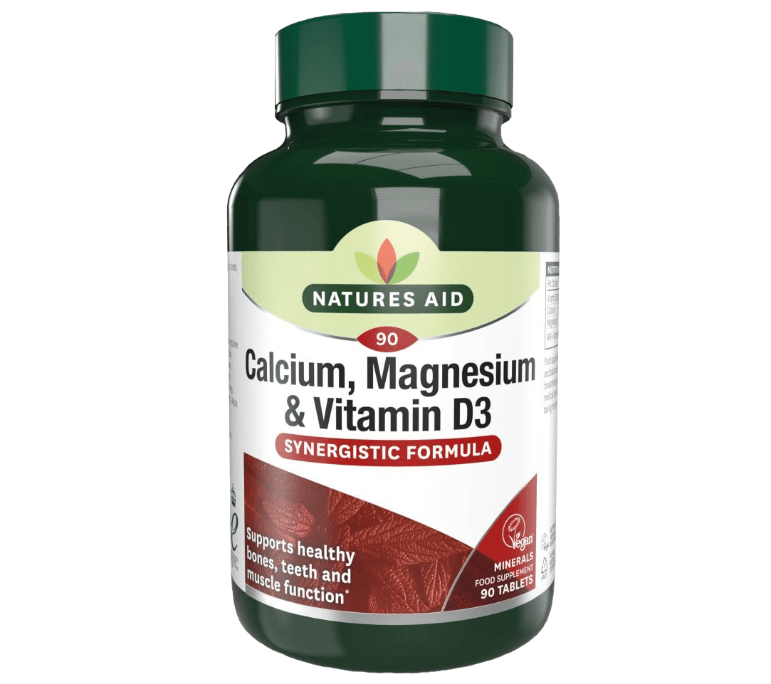 NATURES AID Calcium Magnesium & Vitamin D3 - 90 Tablets
