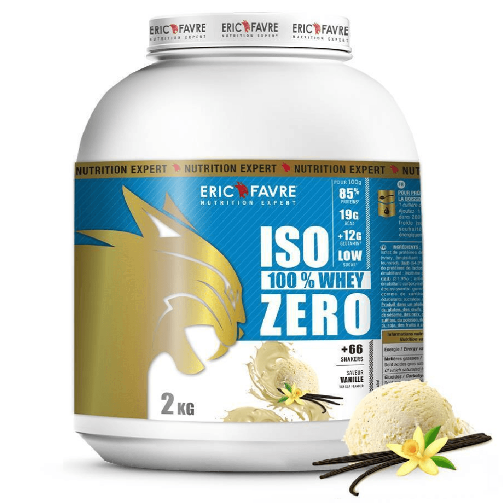 ERIC FAVRE ISO 100% Whey Zero Vanilla Flavor - 2Kg