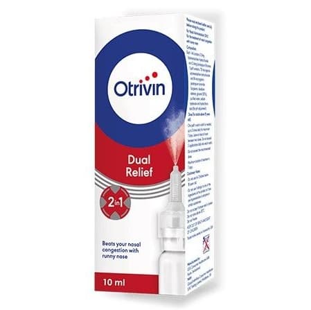 OTRIVIN Dual Relief Ipratropium/Xylometazoline - 10ml Nasal Spray