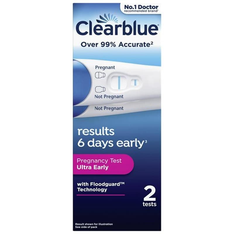 CLEARBLUE Ultra Early - 2 Pregnancy Tests 629