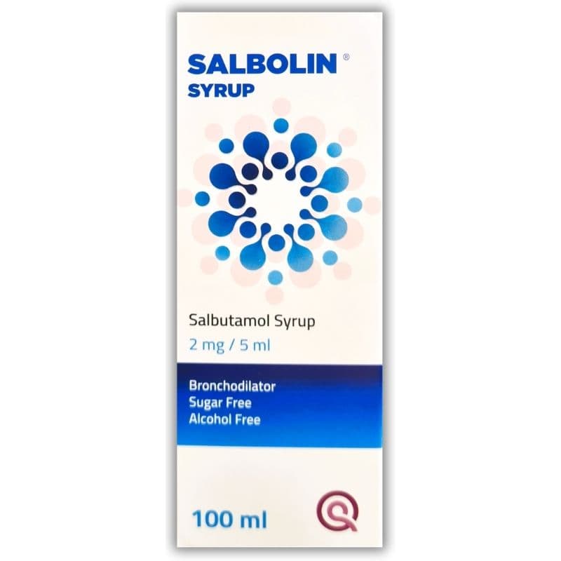 SALBOLIN 2mg/5ml Salbutamol - 100ml Syrup