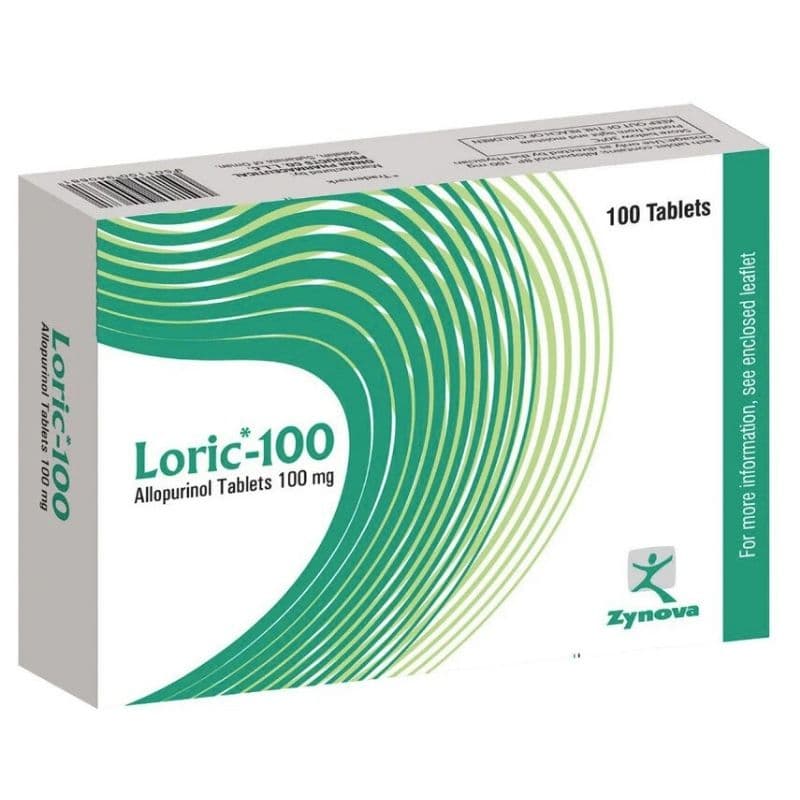 NOVAURIC 100mg Allopurinol - 100 Tablets