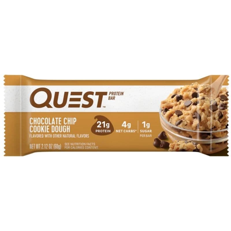 QUEST Protein Bar Chocolate Chip Cookie Dough - 60g- 054001004