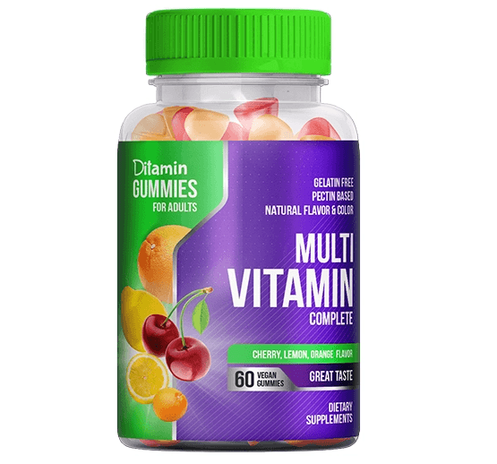 DITAMIN Gummies for Adult Multivitamin - 60 Pieces