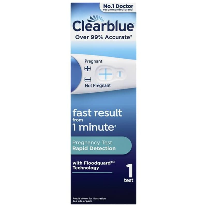 CLEARBLUE Rapid Detection - 1 Pregnancy Test 520/975
