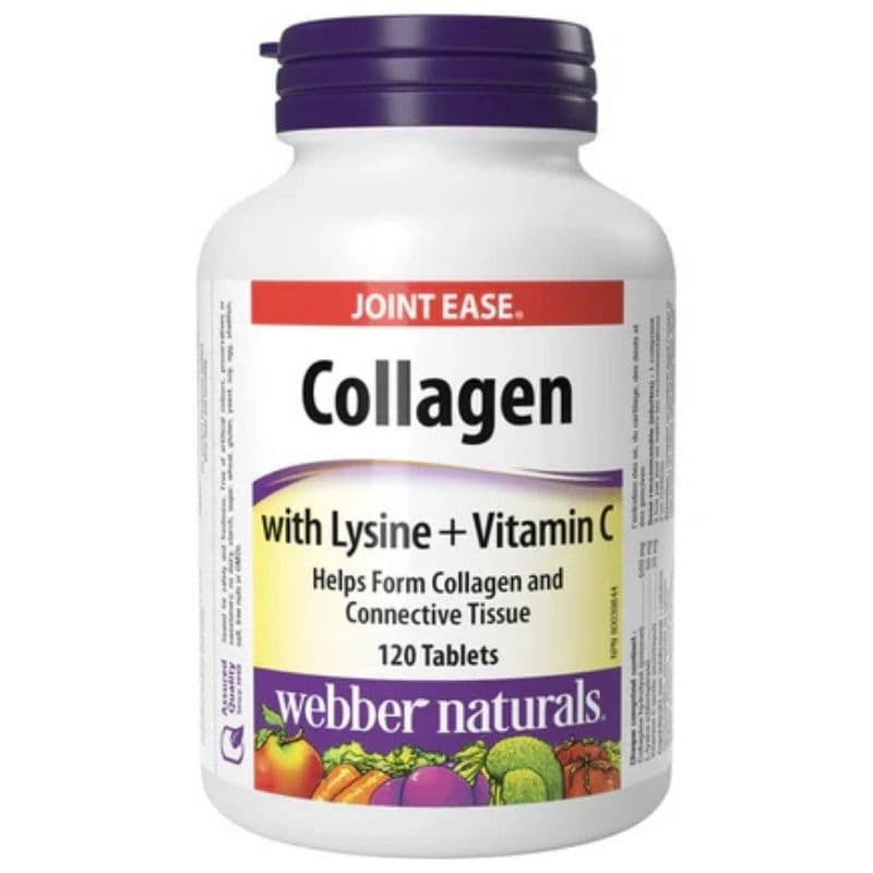 WEBBER Collagen with Lysine & Vitamin C - 120 Tablets
