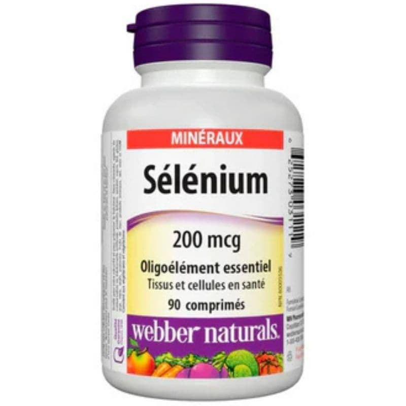 WEBBER Selenium 200mcg - 90 Tablets