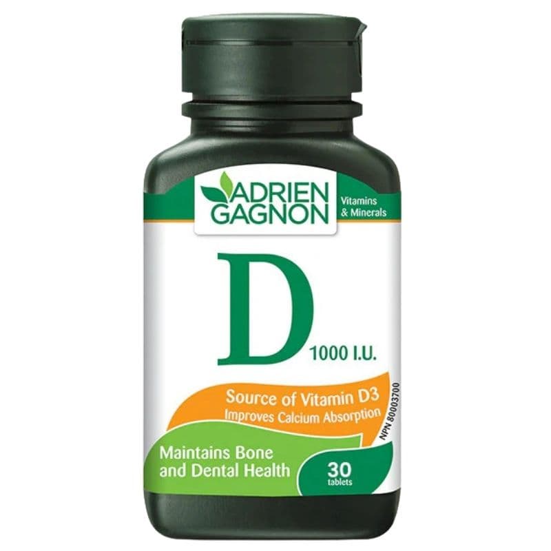 ADRIEN GAGNON Vitamin D 1000IU - 30 Tablets