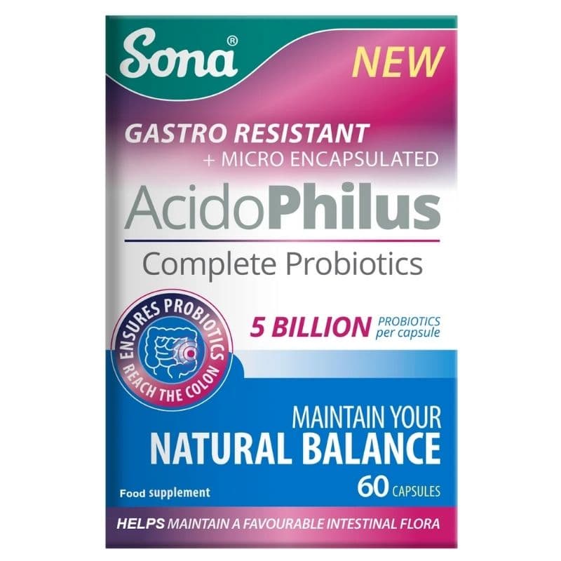 SONA Acidophilus Complete Probiotics - 60 Capsules
