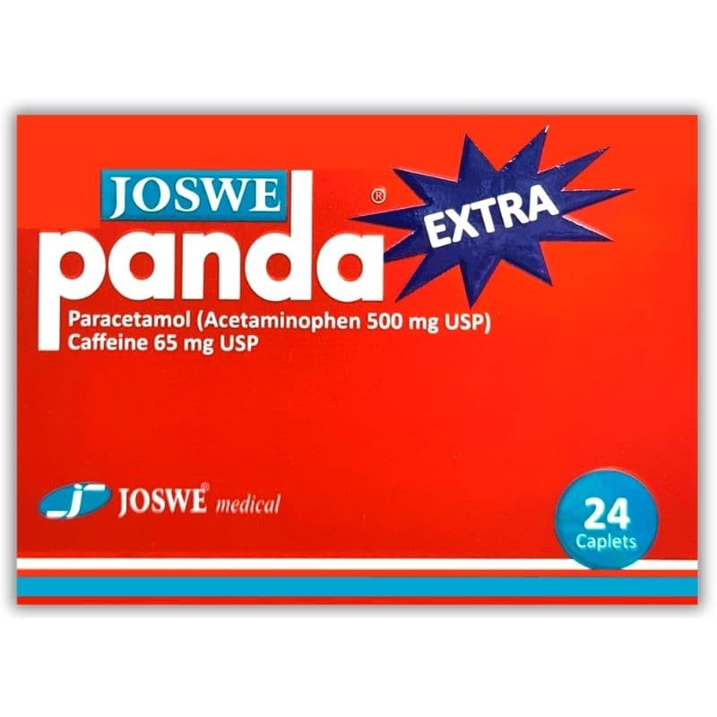 PANDA Extra 500/65mg Paracetamol/Caffeine - 24 Tablets