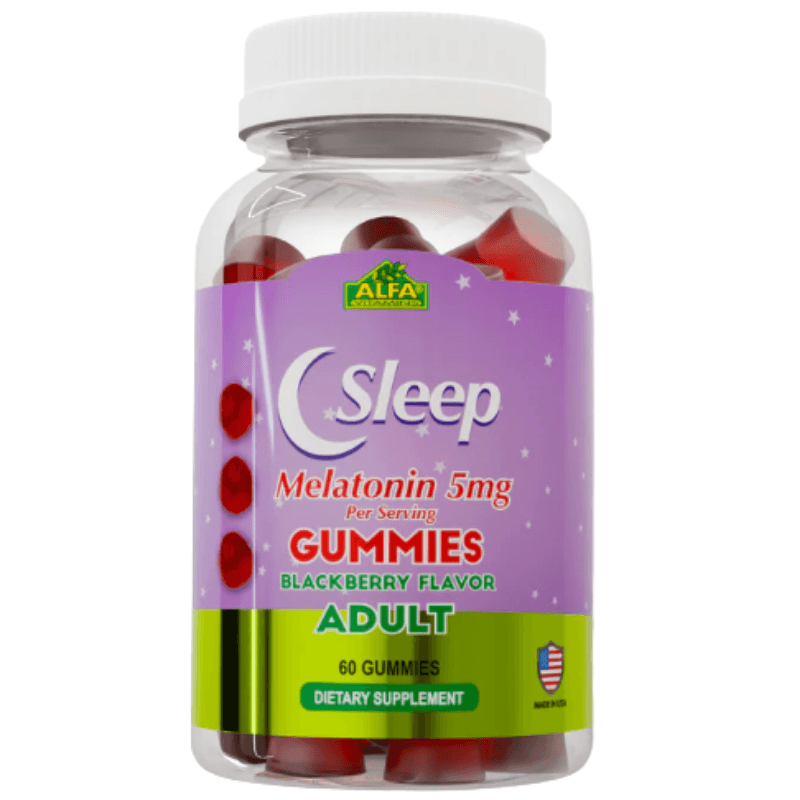 ALFA Sleep Melatonin 5mg Adult Gummies - 60 Pieces