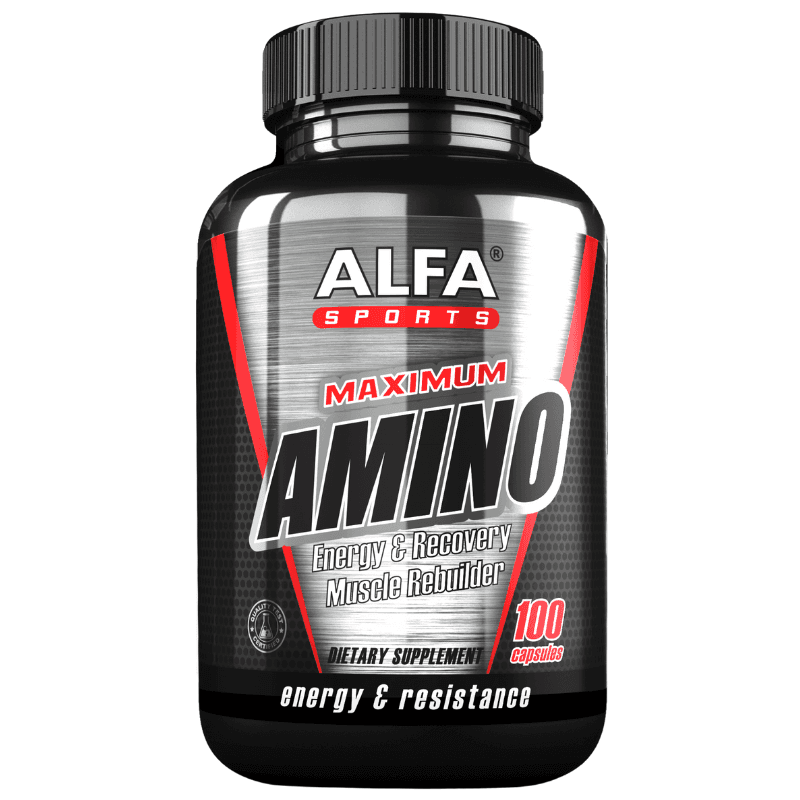 ALFA Sports Maximum Amino - 100 Capsules