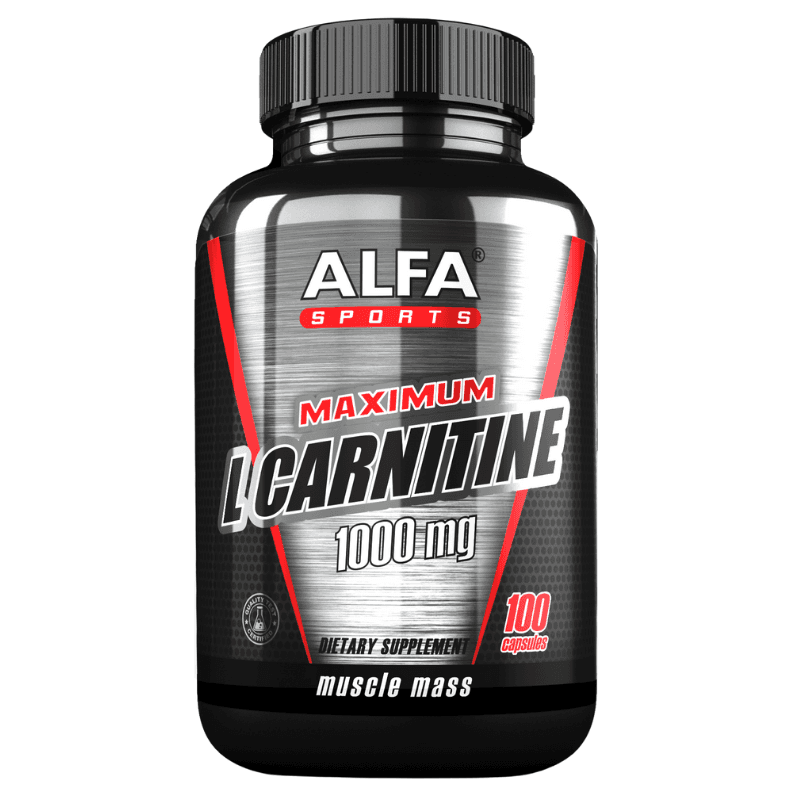 ALFA Sports Maximum L Carnitine 1000mg -100 Capsules