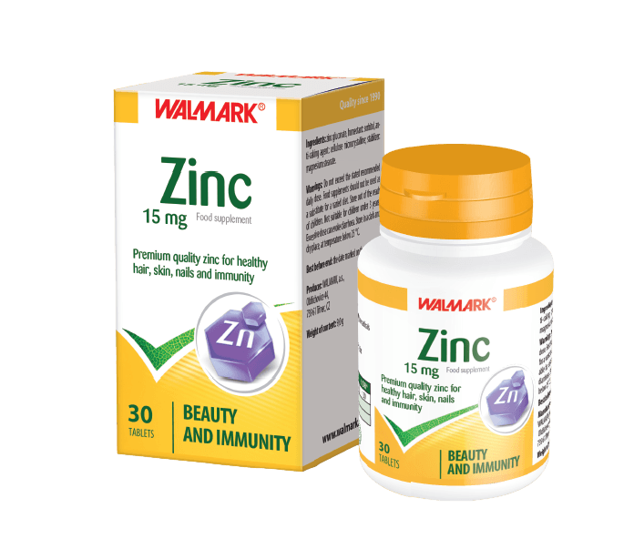 WALMARK Zinc 15mg - 30 Tablets