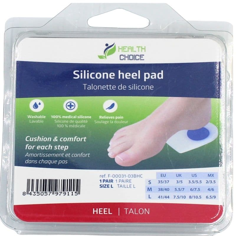 HEALTH CHOICE Deramed Silicone Heel Pad