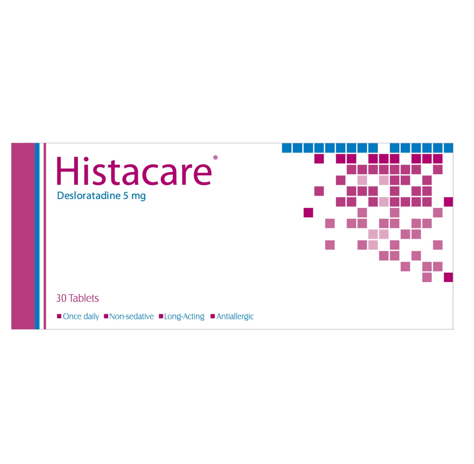 HISTACARE 5mg Desloratadine - 30 Tablets