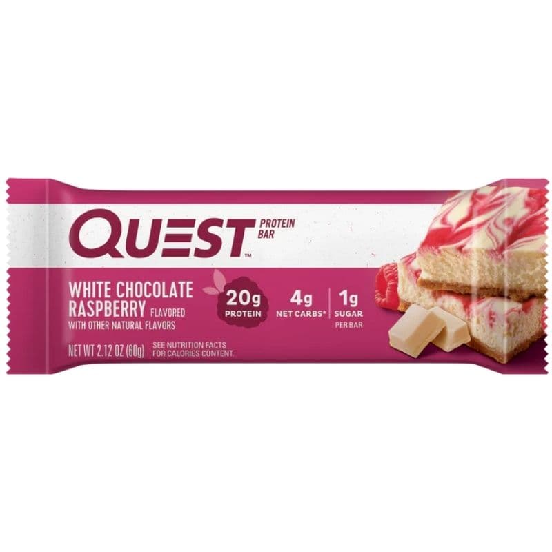 QUEST Protein Bar White Chocolate Raspberry - 60g - 054001046