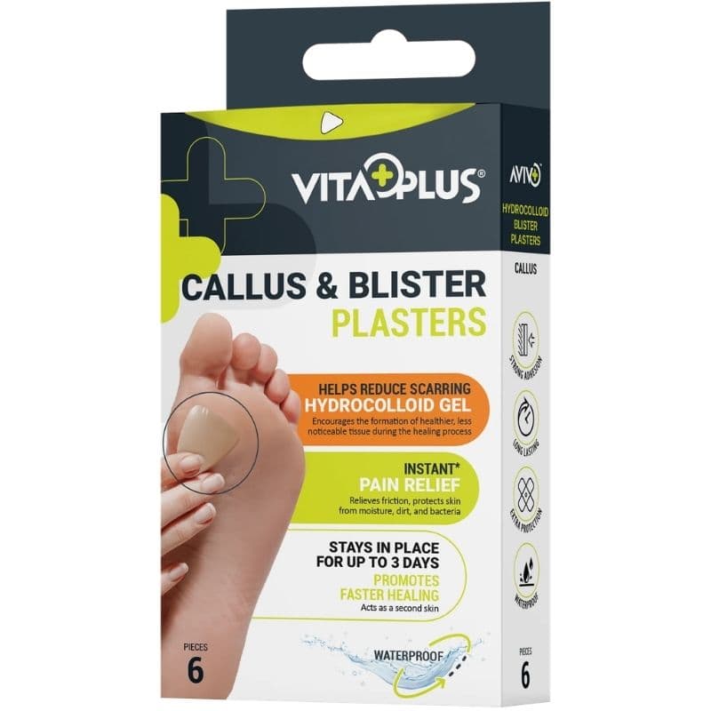 VITAPLUS Callus & Blister Plasters - 6 Pieces