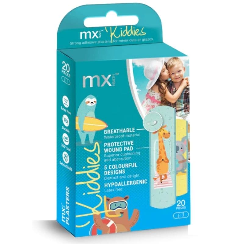 MX HEALTH Kiddies Kids Plasters - 20 Pieces