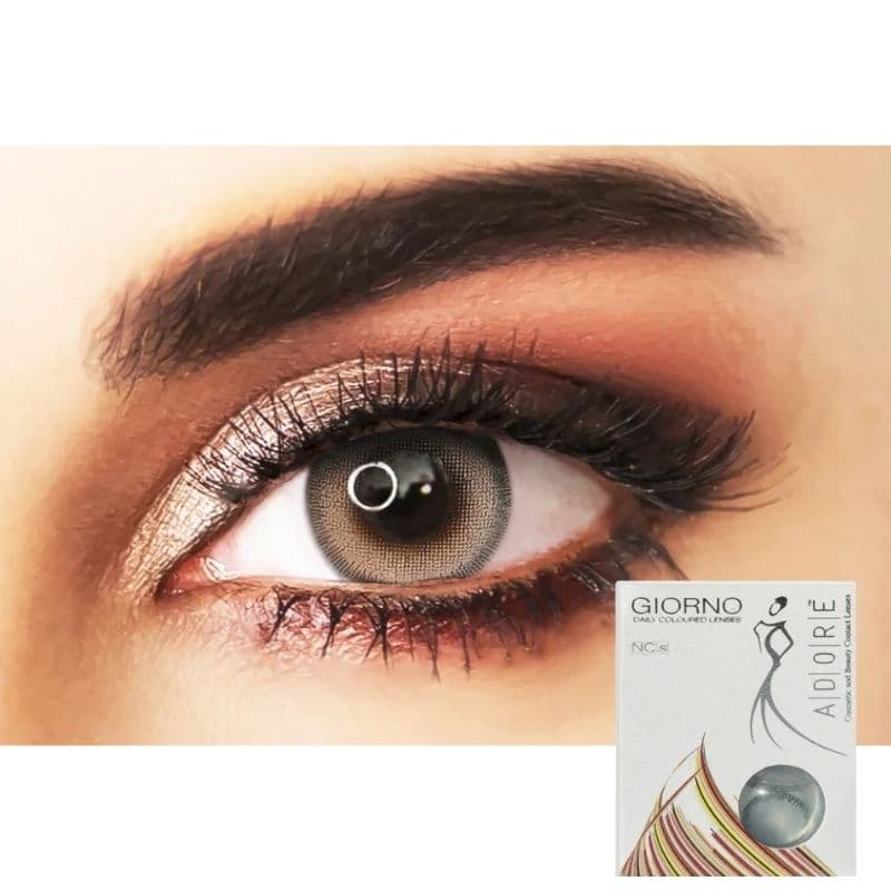 ادور عدسات جيورنو رمادي يومية - 2 عدسة